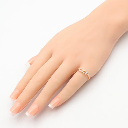 Hermes Ring Link Diamond 18k Pink Gold — view 7