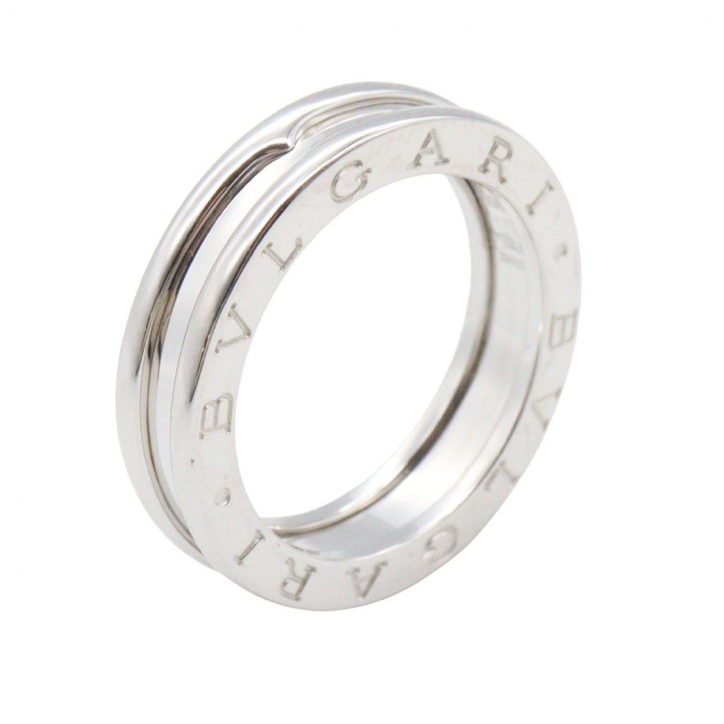 Bvlgari Ring B-zero One Band 18k White Gold