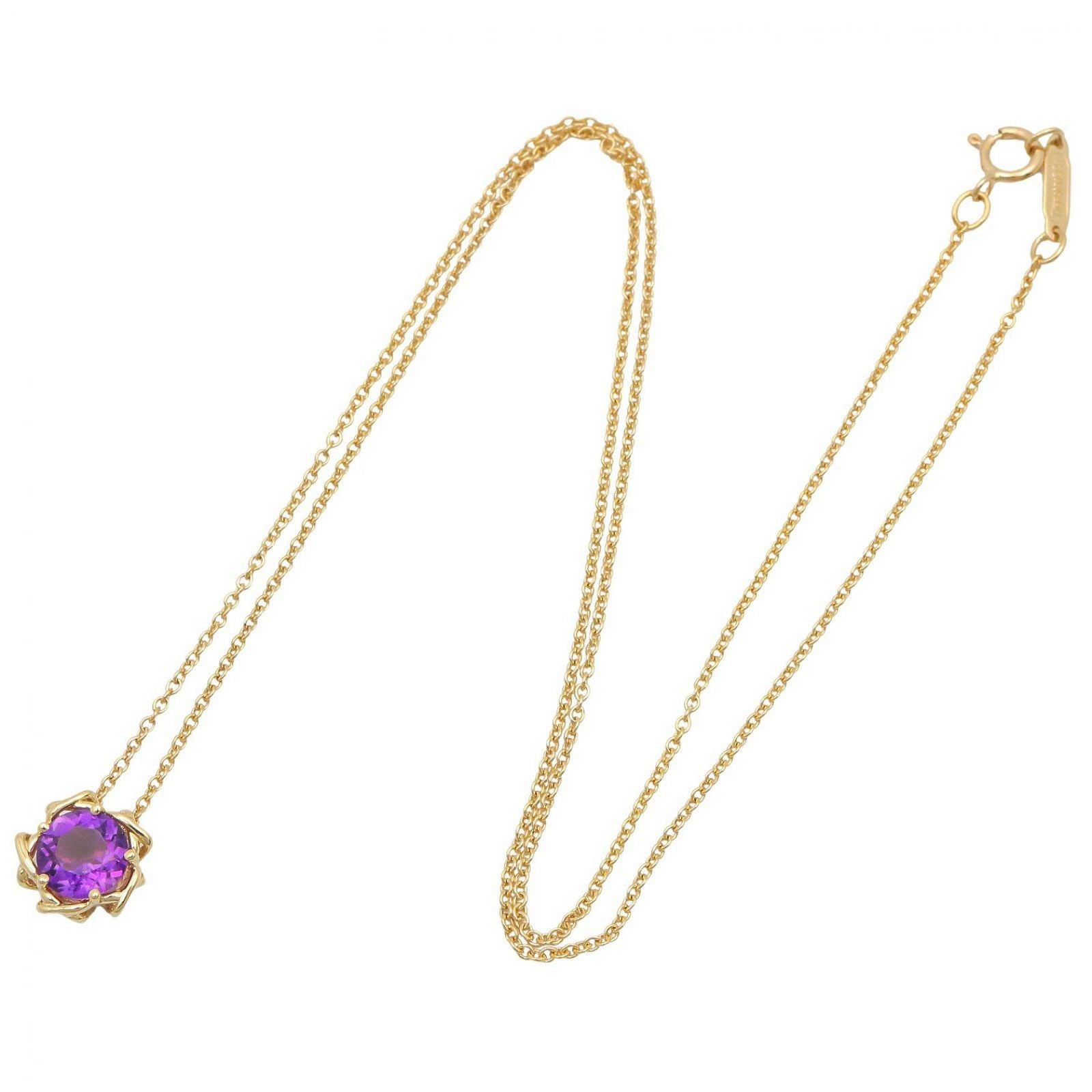 Tiffany & Co Necklace Amethyst 40.5 cm 18k — view 2