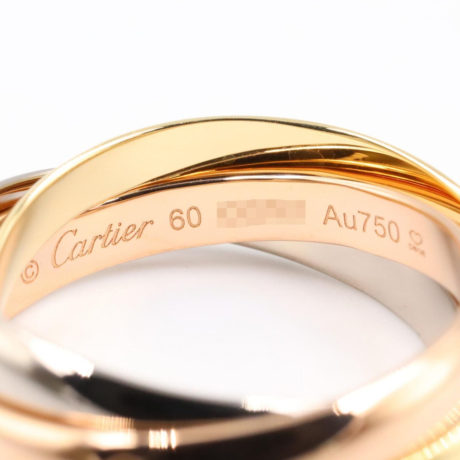 Cartier Ring Trinity 18k White Gold — view 3