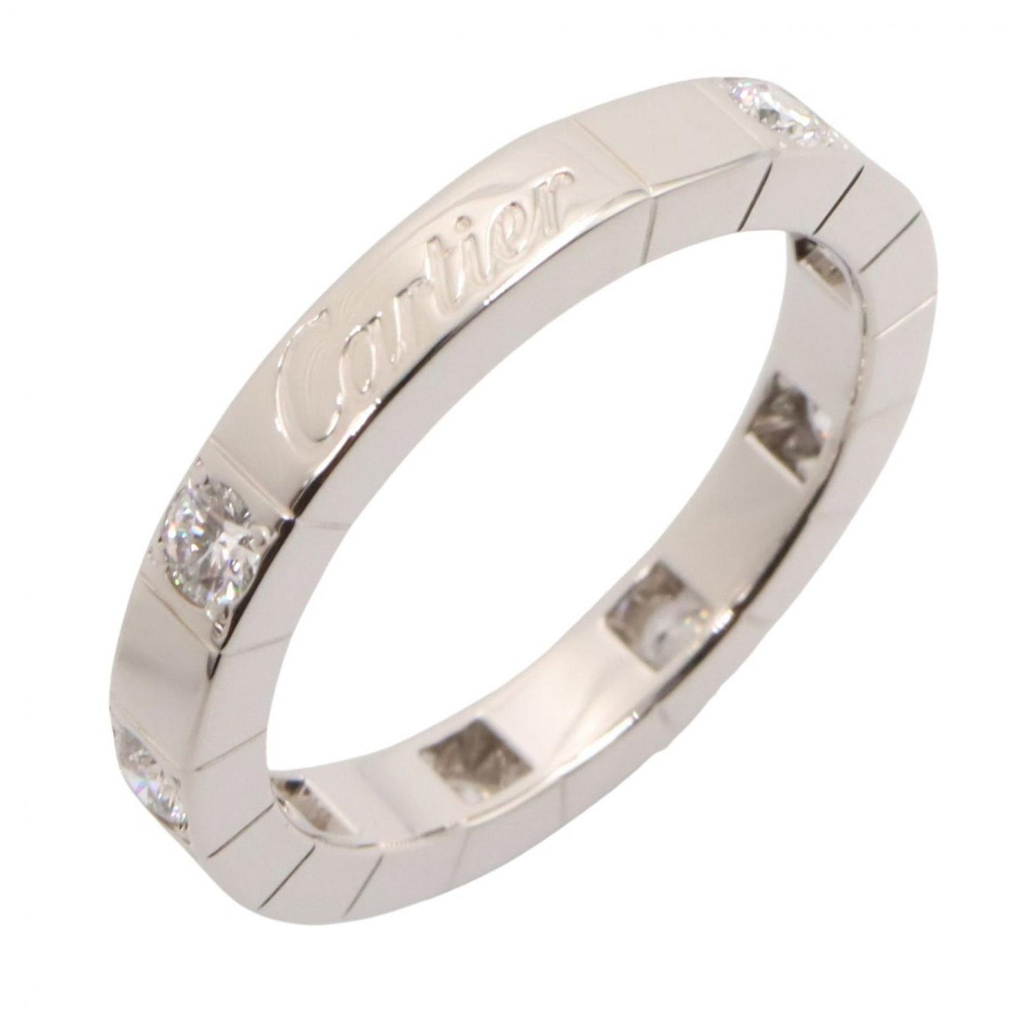 Cartier Ring Lanier Diamond 18k White Gold