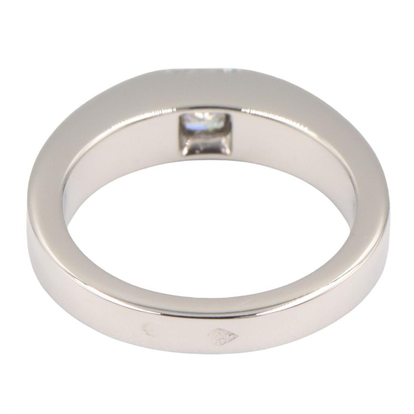 Cartier Ring Tank 18k White Gold Diamond — view 3