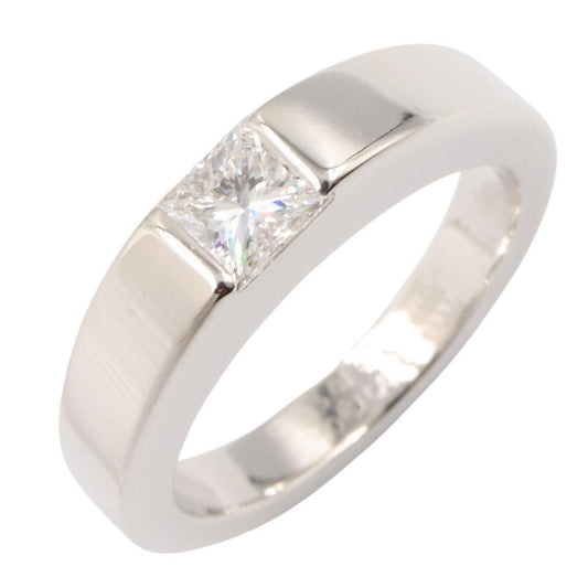 Cartier Ring Tank 18k White Gold Diamond