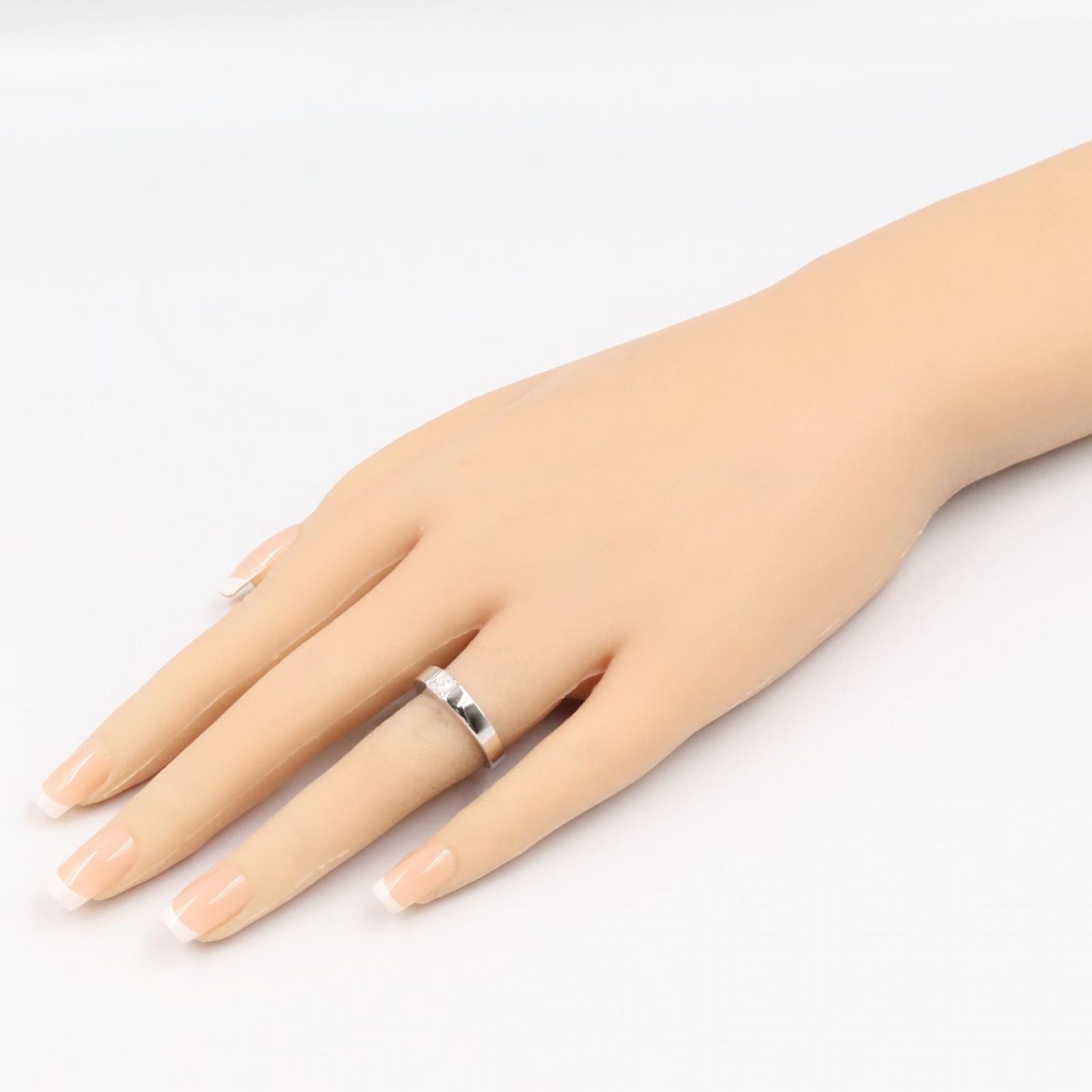 Cartier Ring Tank 18k White Gold Diamond — view 7