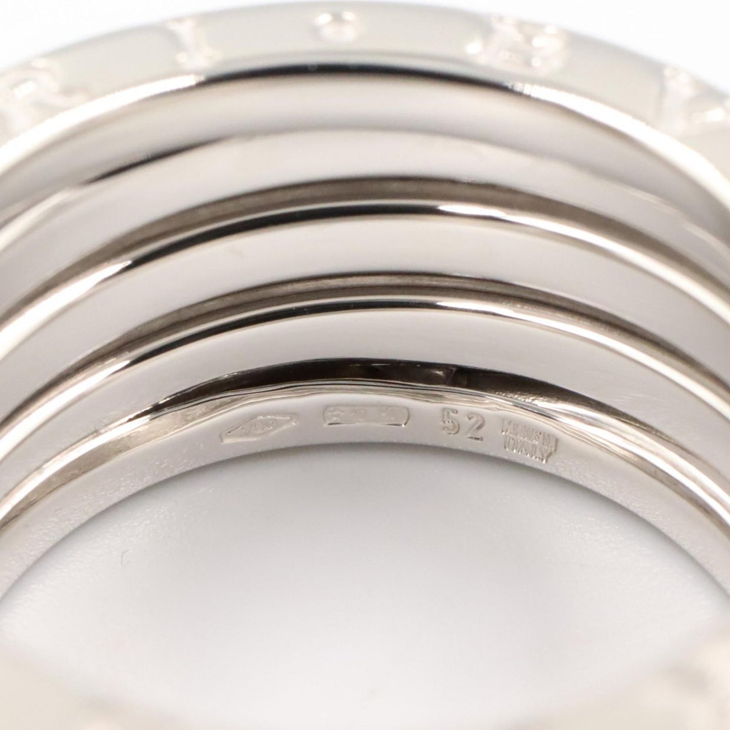 Bvlgari Ring B-zero One Band 18k White Gold — view 4