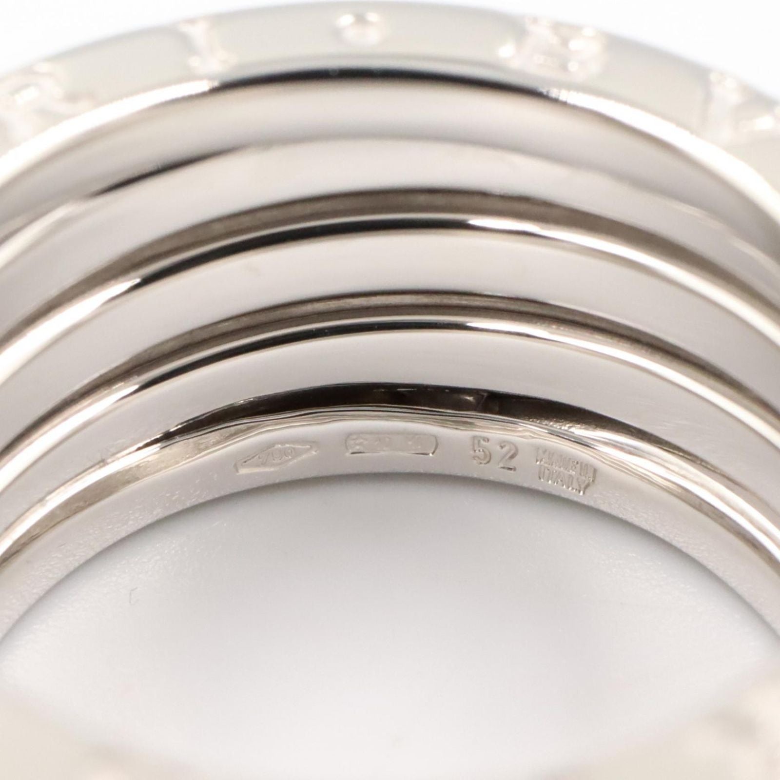 Bvlgari Ring B-zero One Band 18k White Gold — view 4
