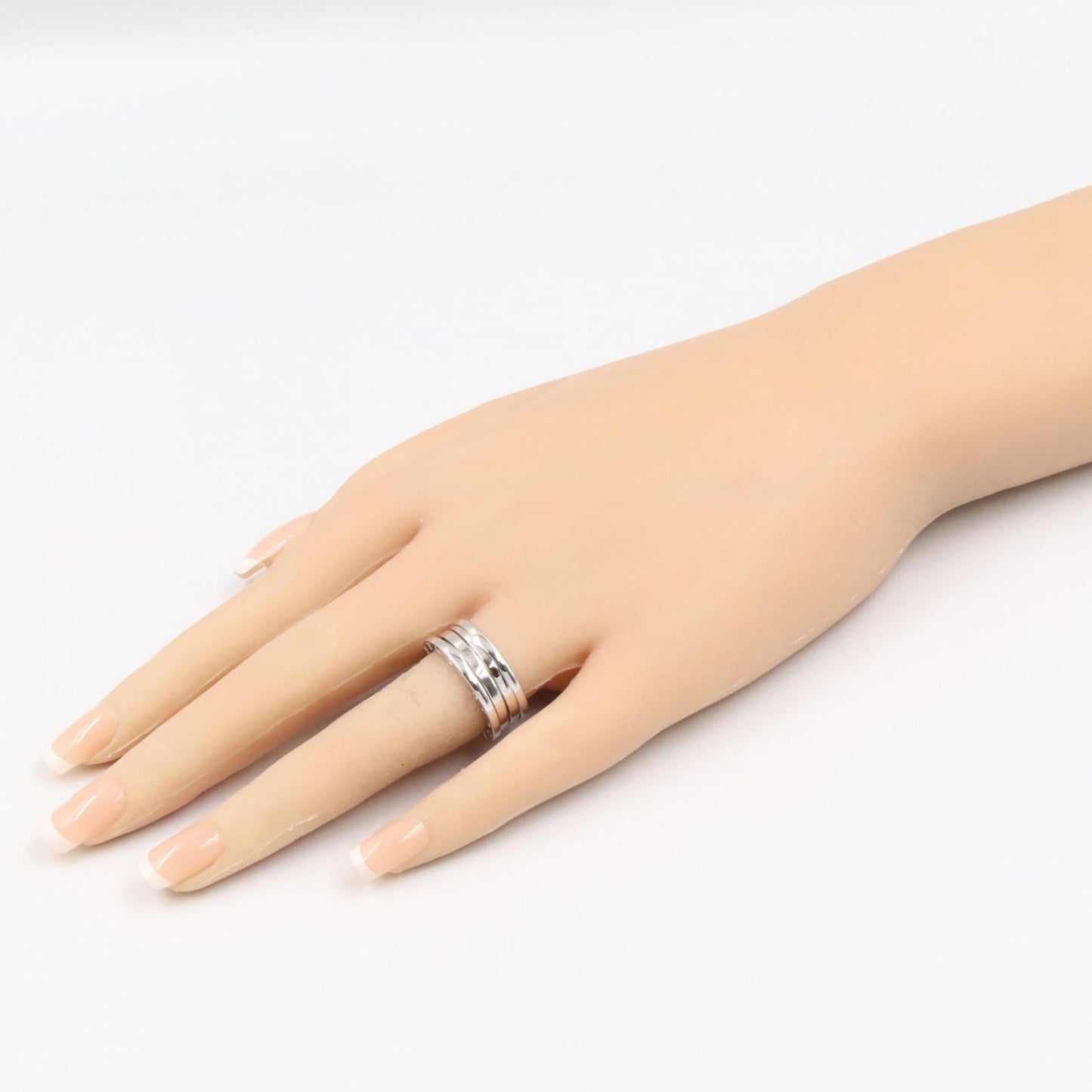Bvlgari Ring B-zero One Band 18k White Gold
