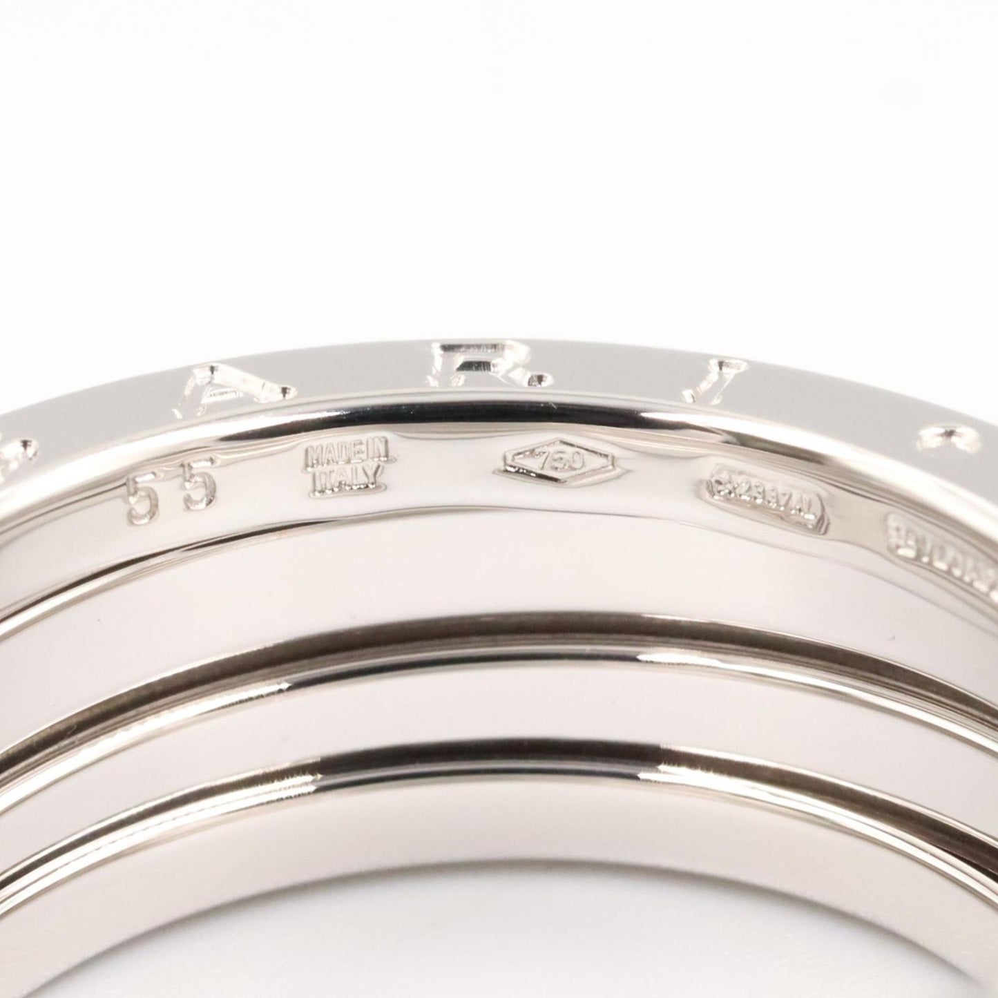 Bvlgari Ring B-zero One Band 18k White Gold