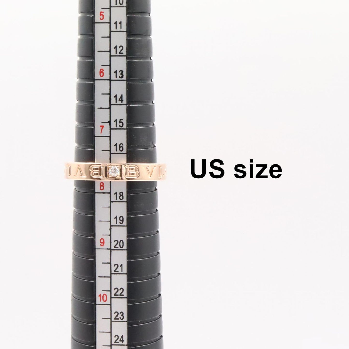 Bvlgari Ring B-zero One 18k Pink Gold Diamond — view 6