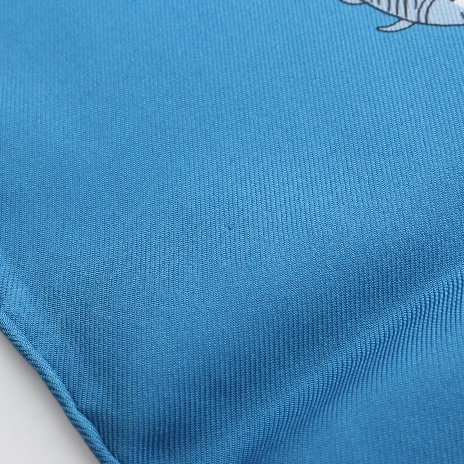 Hermes Scarf Carre 90 Escales Mediterraneennes Blue Silk — view 4