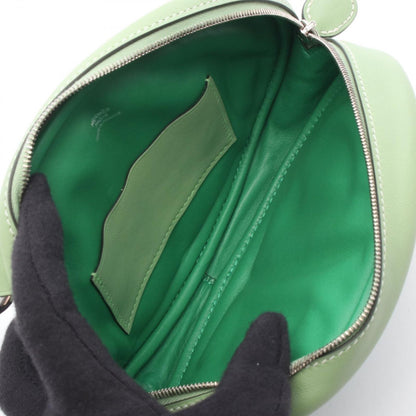 Hermes Waist Bag in the Loop Verso Vert Cricket Bamboo Leather Calf in the Belt — view 3