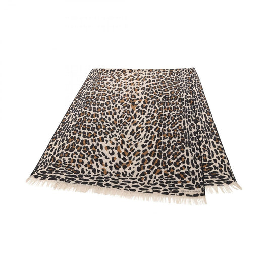 Hermes Shawl Leopard Silk Scarf