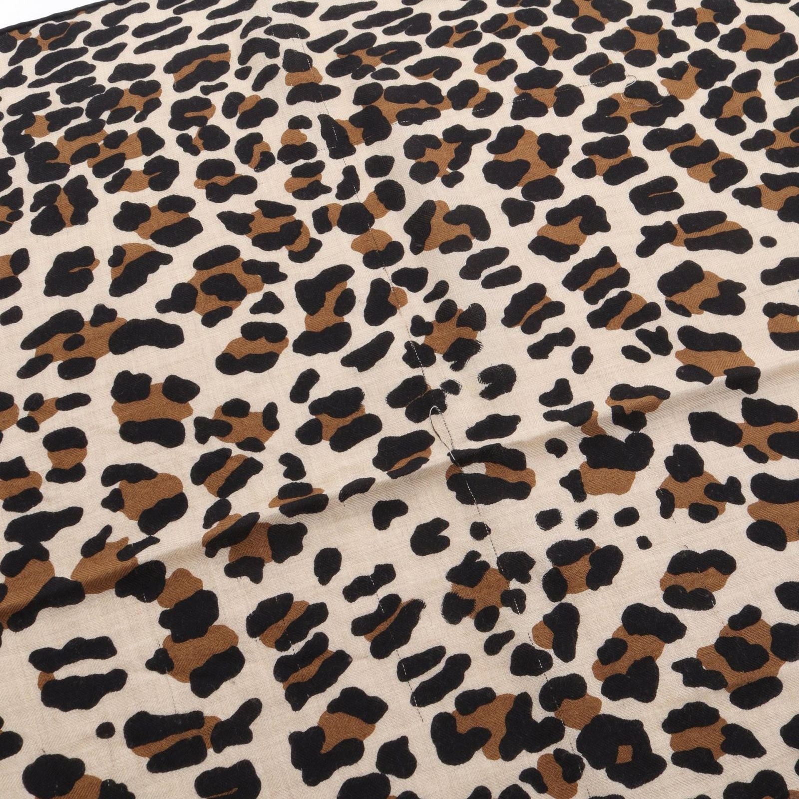 Hermes Shawl Leopard Silk Scarf — view 4