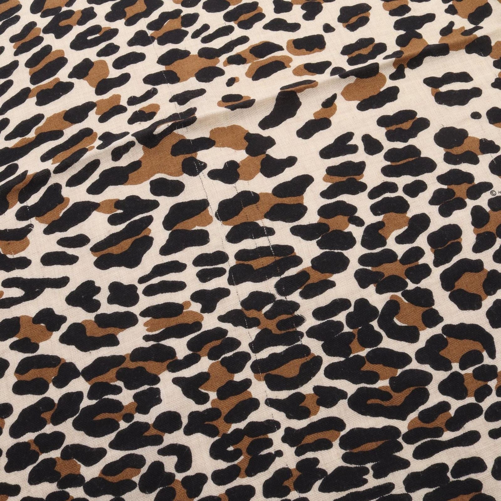 Hermes Shawl Leopard Silk Scarf — view 7
