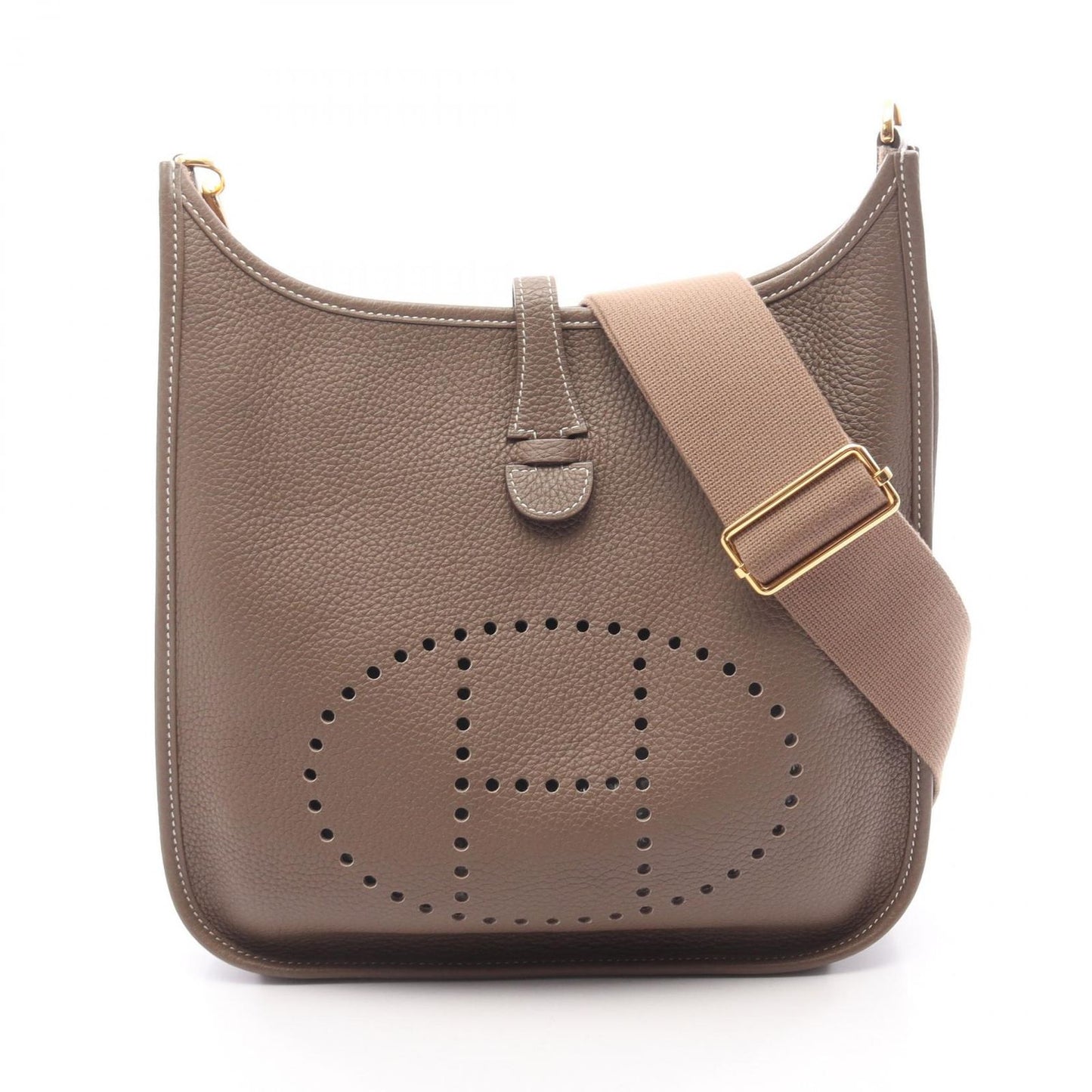 Hermes Shoulder Bag Evelyne 3 Trois PM Etoupe