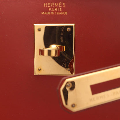 Hermes Handbag Kelly 32 Sellier 2-Way Brick Calf — view 9