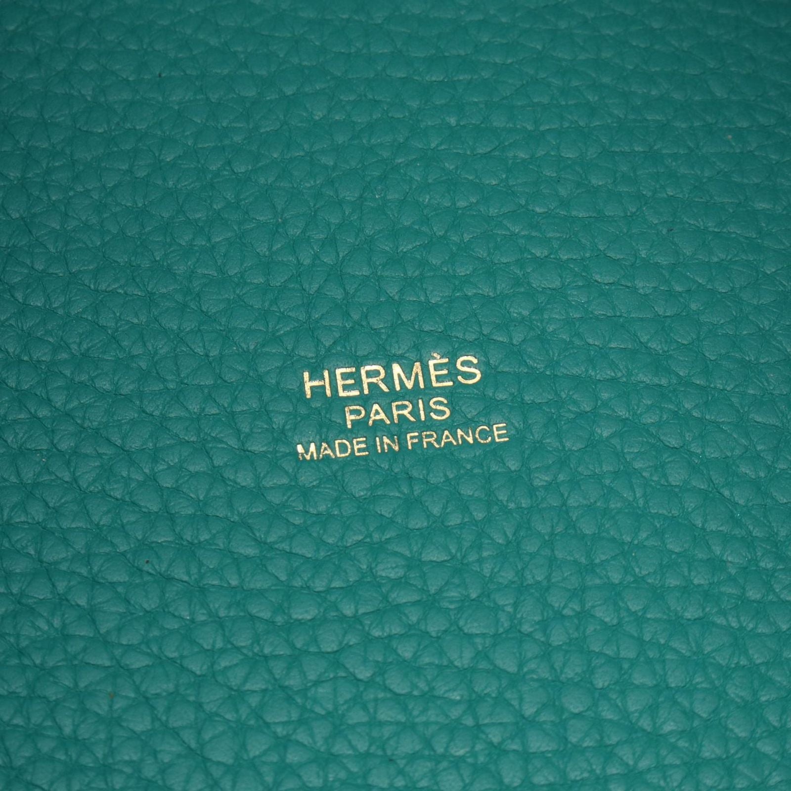 Hermes Handbag Picotin Lock PM Vert Verone Leather — view 4