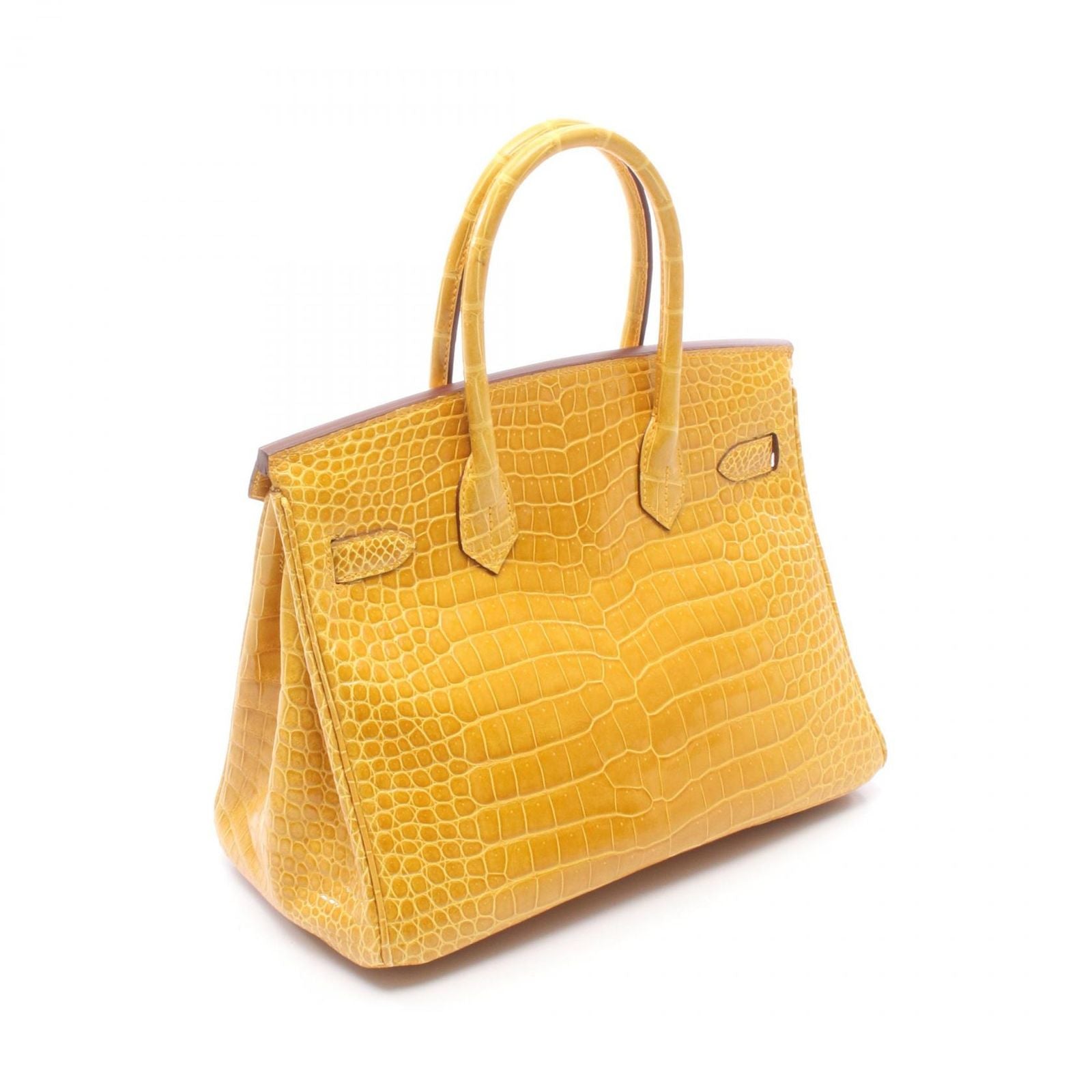 Hermes Handbag Birkin 30 Joan Ambre Exotic Cles the — view 2