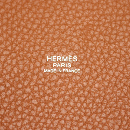 Hermes Handbag Picotin Lock PM Gold Leather — view 4