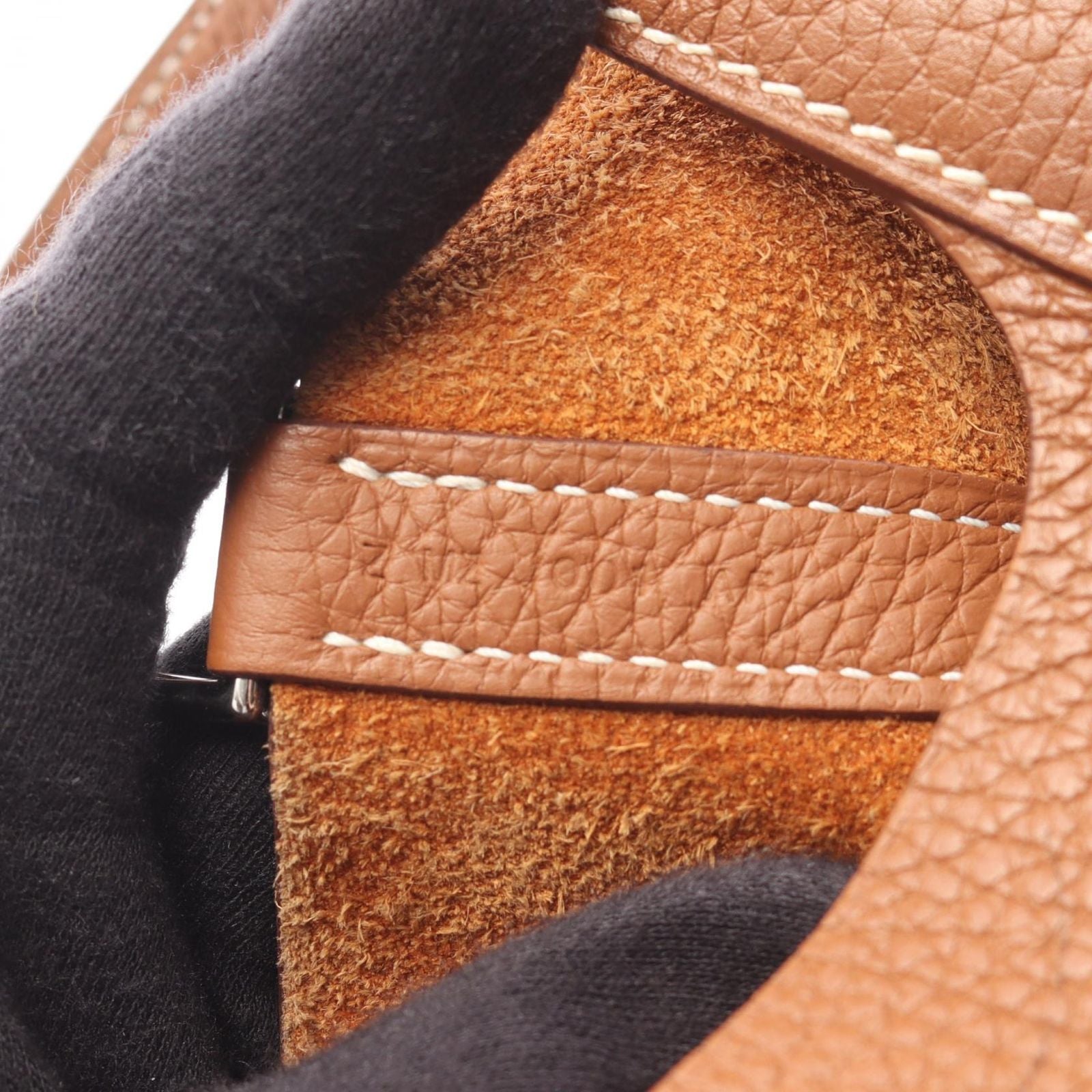 Hermes Handbag Picotin Lock PM Gold Leather — view 5