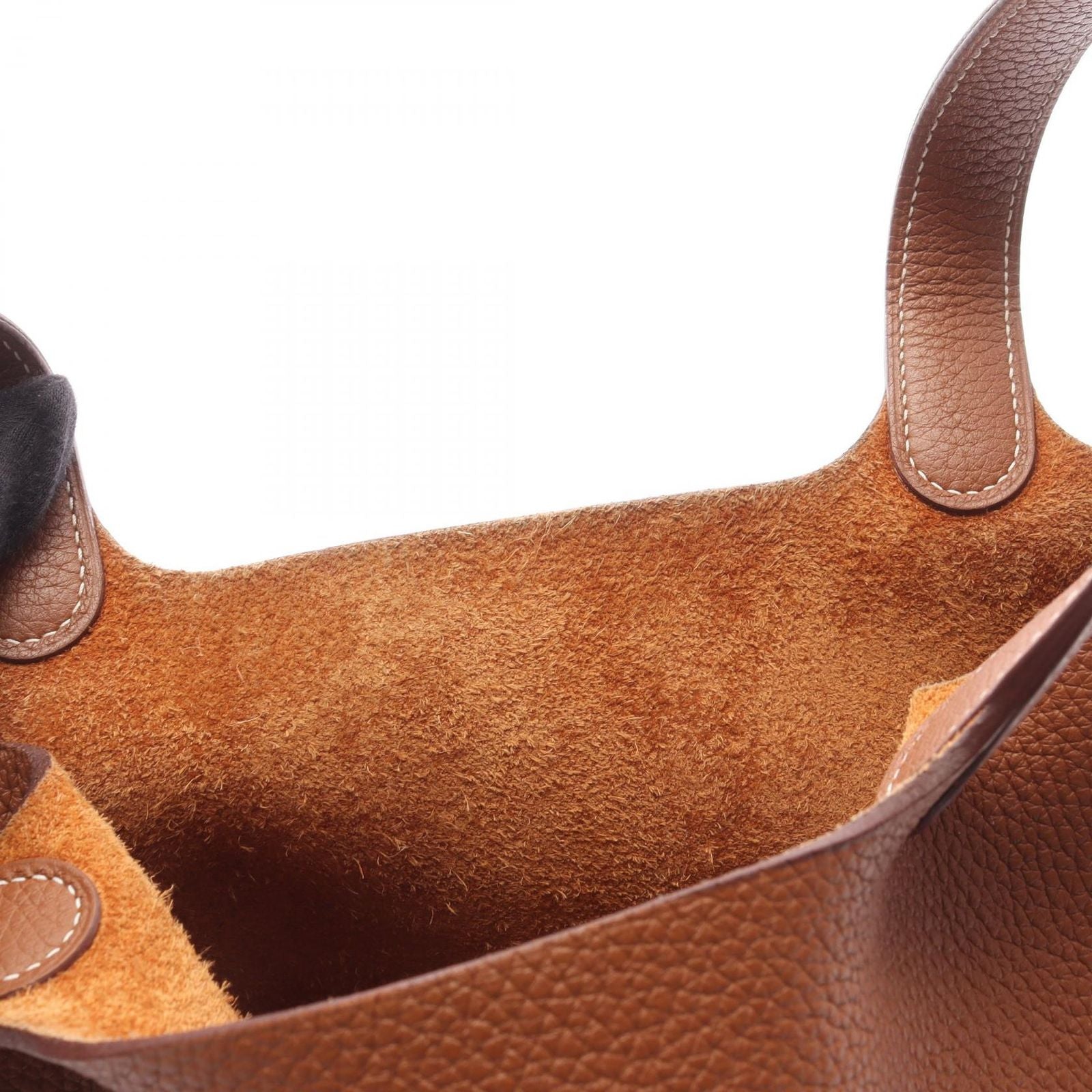 Hermes Handbag Picotin Lock PM Gold Leather — view 8