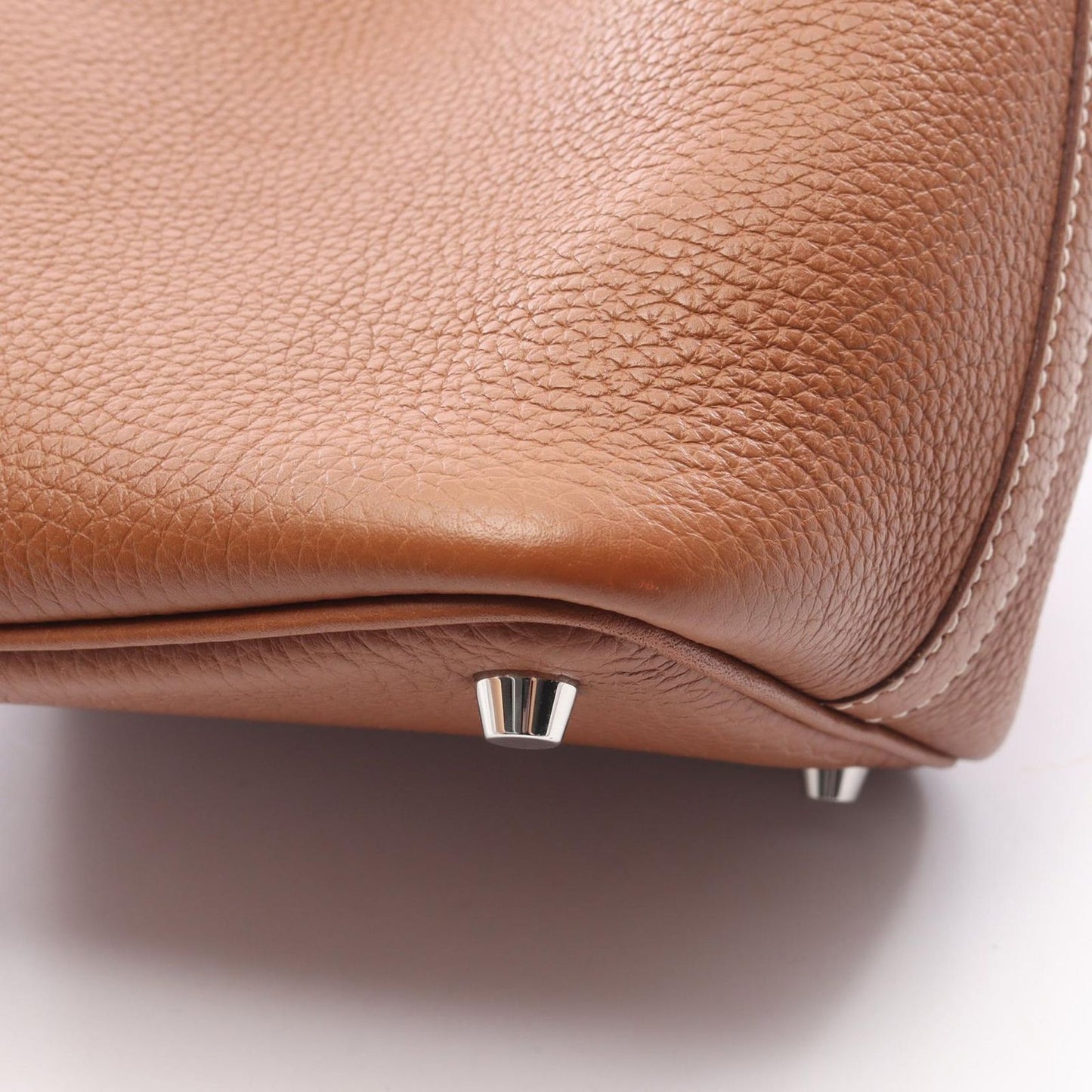 Hermes Handbag Picotin Lock PM Gold Leather — view 9