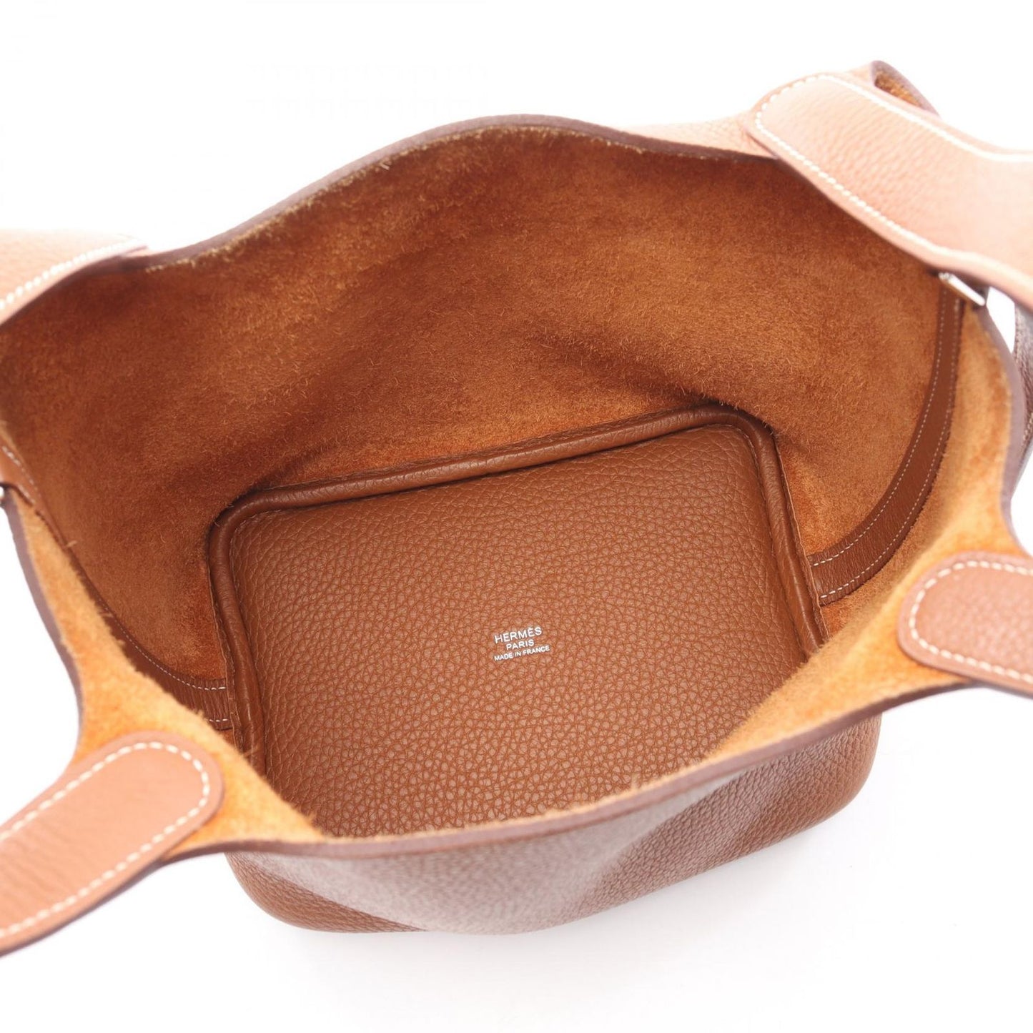 Hermes Handbag Picotin Lock PM Gold Leather — view 3