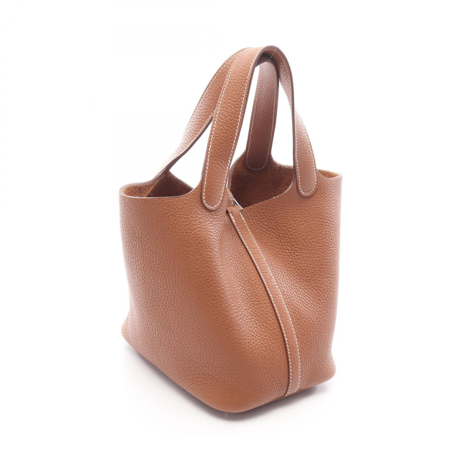 Hermes Handbag Picotin Lock PM Gold Leather — view 2