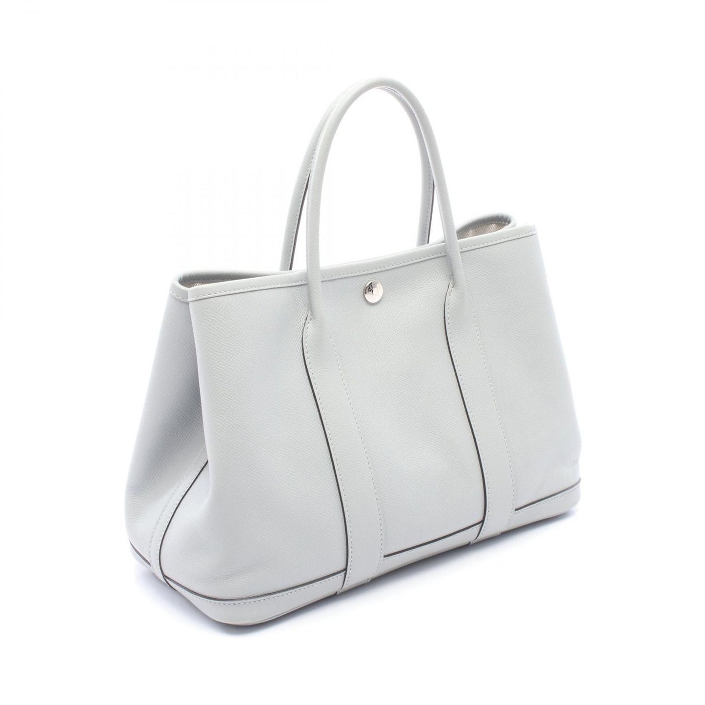 Hermes Tote Garden Party TPM Blue Gracie Leather Calf — view 2
