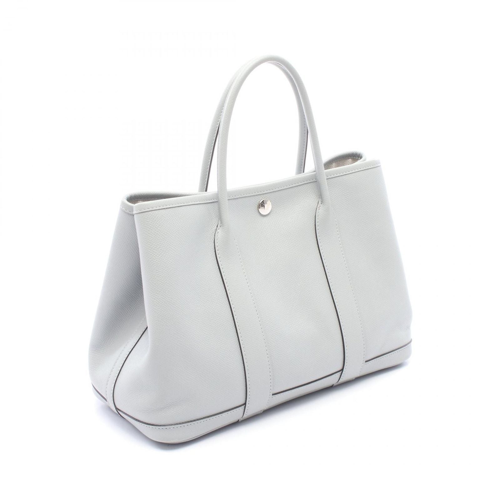 Hermes Tote Garden Party TPM Blue Gracie Leather Calf — view 2