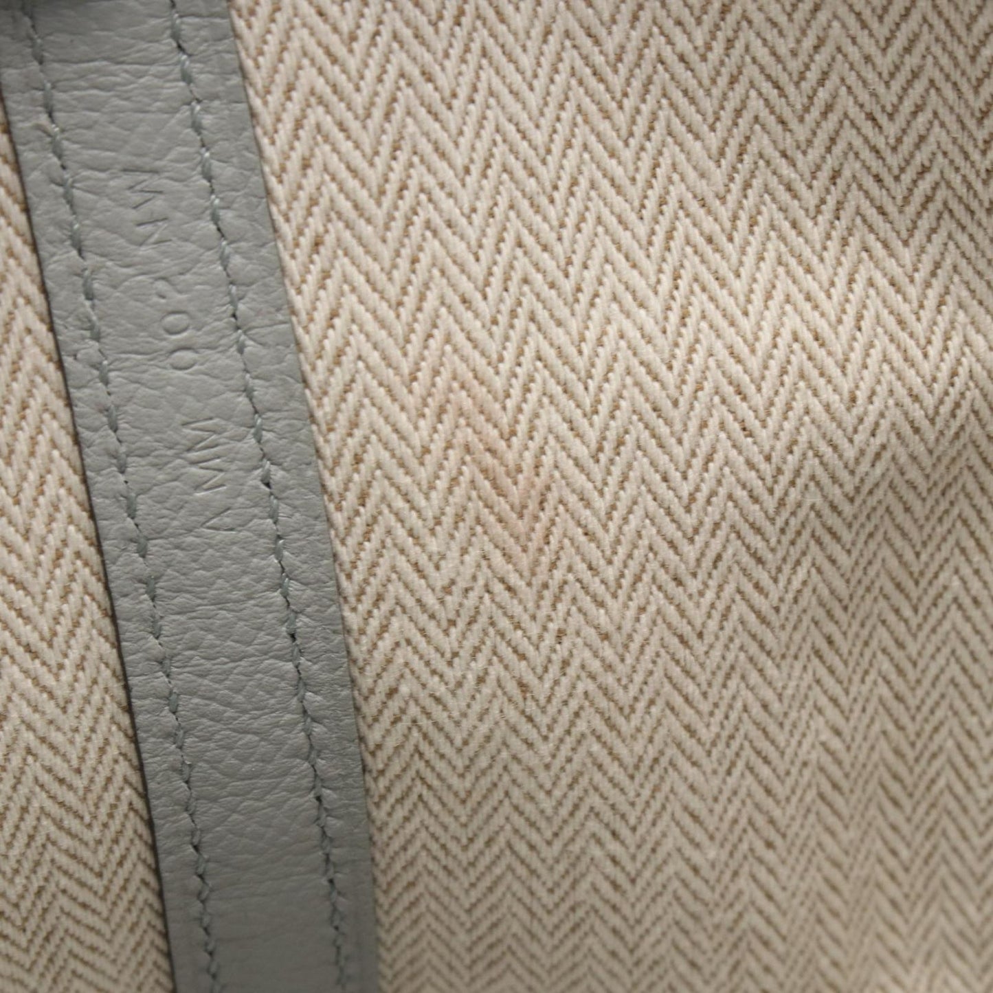 Hermes Tote Garden Party TPM Blue Gracie Leather Calf — view 6