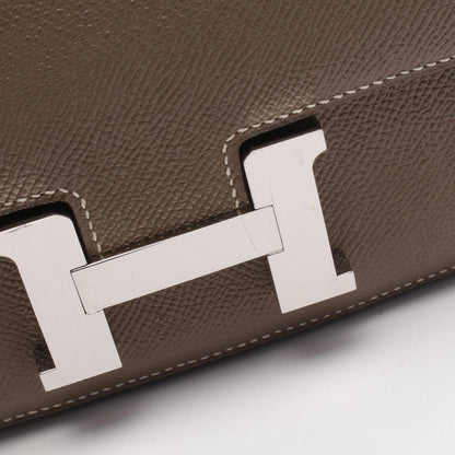 Hermes Shoulder Bag Constance 3 Mini Etoupe Leather Calf — view 7