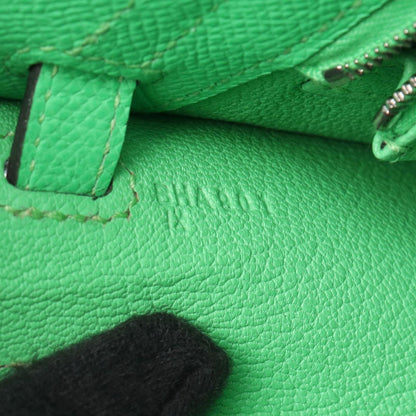 Hermes Handbag Kelly 25 Sellier 2-Way Vert Comic Leather Calf — view 5