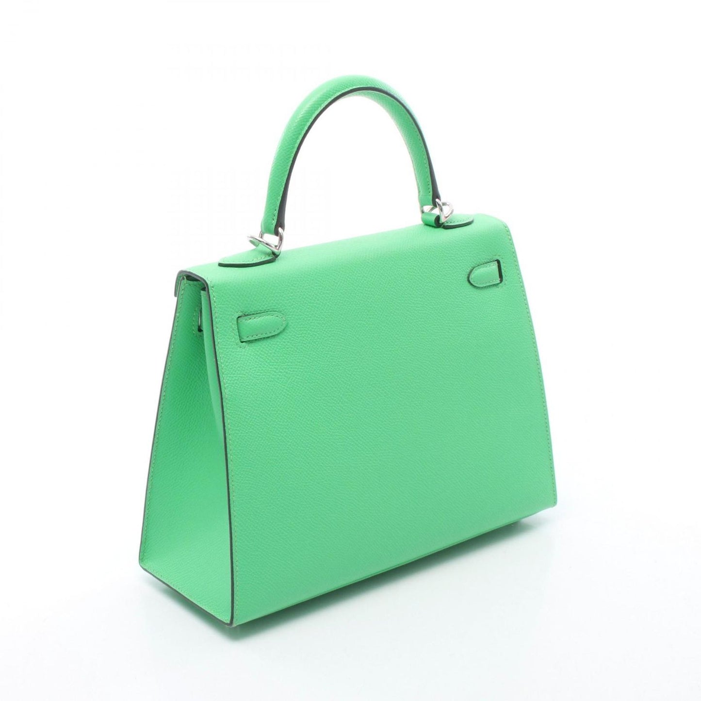 Hermes Handbag Kelly 25 Sellier 2-Way Vert Comic Leather Calf — view 2