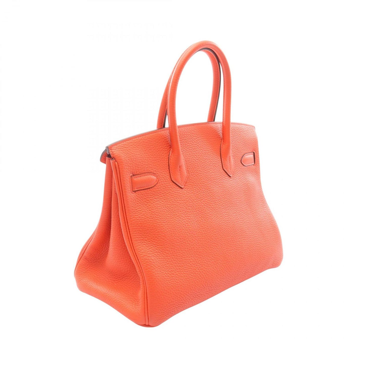Hermes Handbag Birkin 30 Orange Poppy Leather — view 2