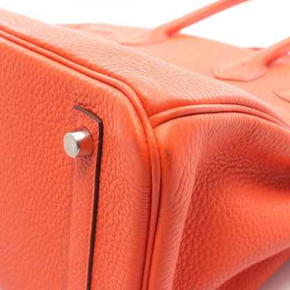 Hermes Handbag Birkin 30 Orange Poppy Leather — view 8