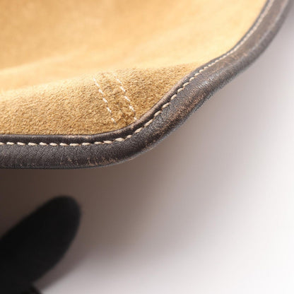 Loewe Shoulder Bag Anagram Beige Suede Leather — view 9