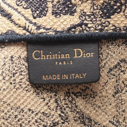 Dior Tote Book Large Beige Navy Canvas — view 4