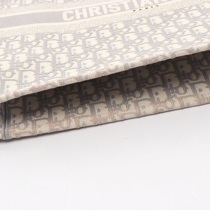 Dior Tote Book Large Blue Gray White Canvas Black — view 7