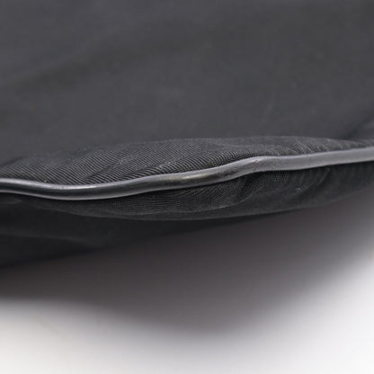 Prada Shoulder Bag Black Nylon Leather Triangle Logo — view 7