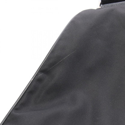 Prada Shoulder Bag Black Nylon Leather Triangle Logo — view 9