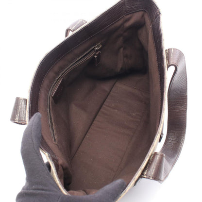 Gucci Tote GG Supreme Beige Brown Canvas Leather — view 3