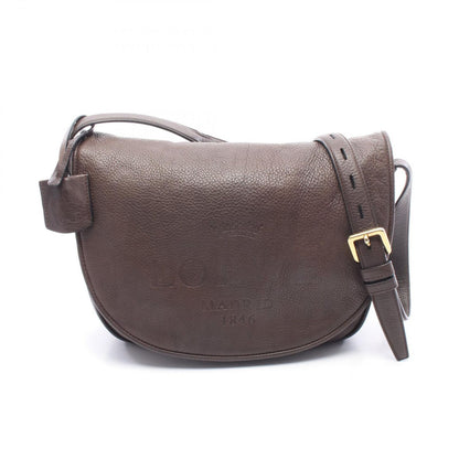 Loewe Shoulder Bag Heritage 376.79.752 Dark Brown Leather Messenger