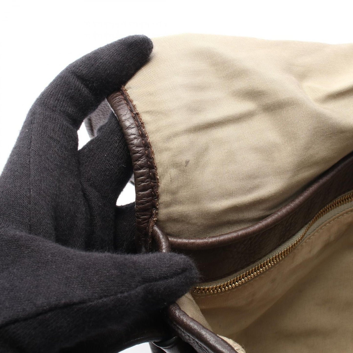 Loewe Shoulder Bag Heritage 376.79.752 Dark Brown Leather Messenger — view 6