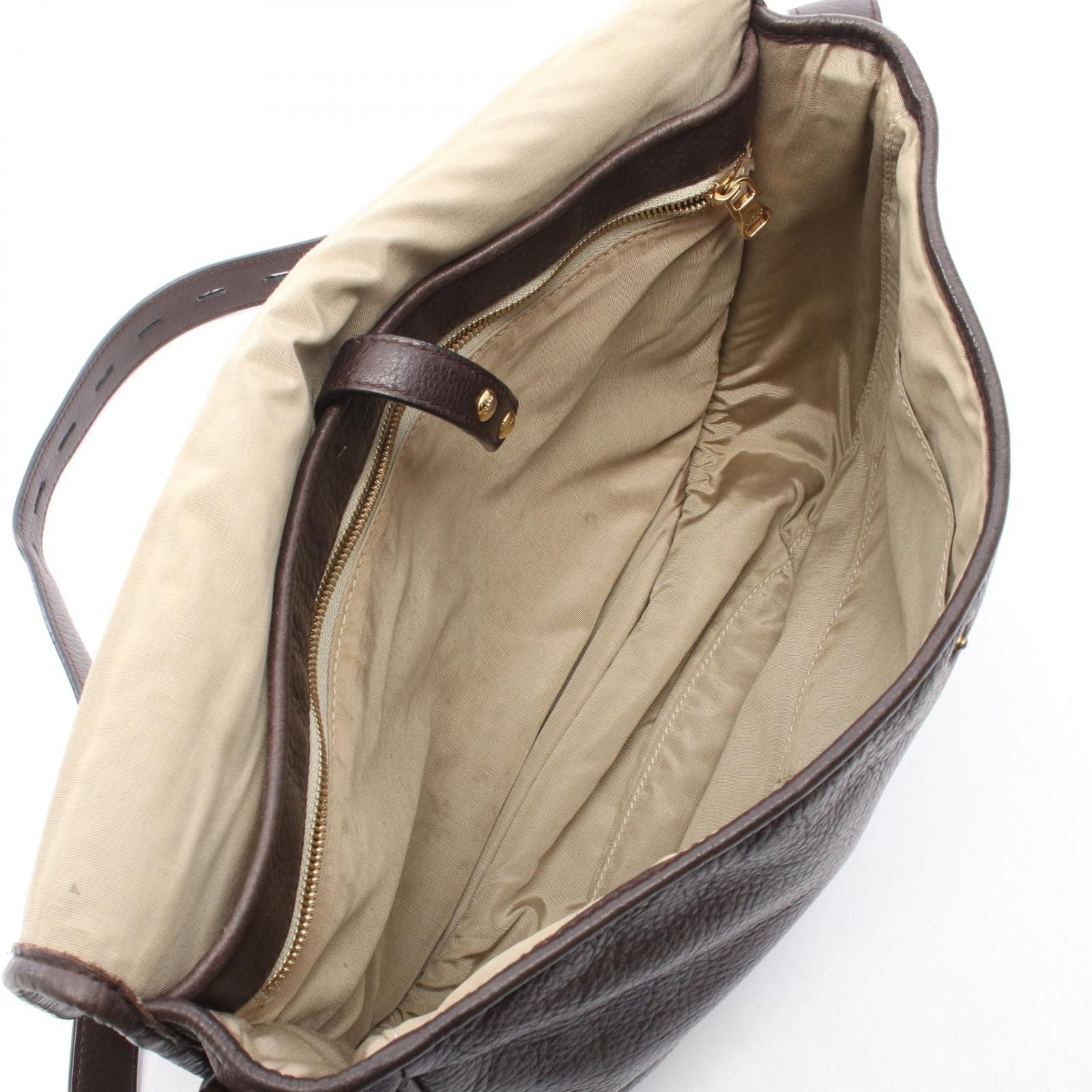 Loewe Shoulder Bag Heritage 376.79.752 Dark Brown Leather Messenger — view 3