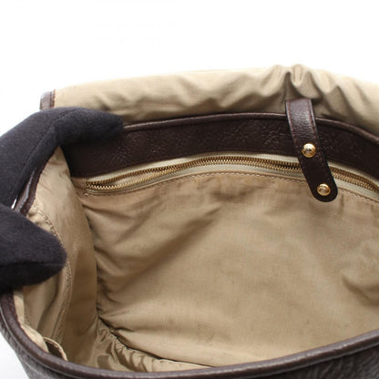 Loewe Shoulder Bag Heritage 376.79.752 Dark Brown Leather Messenger — view 5