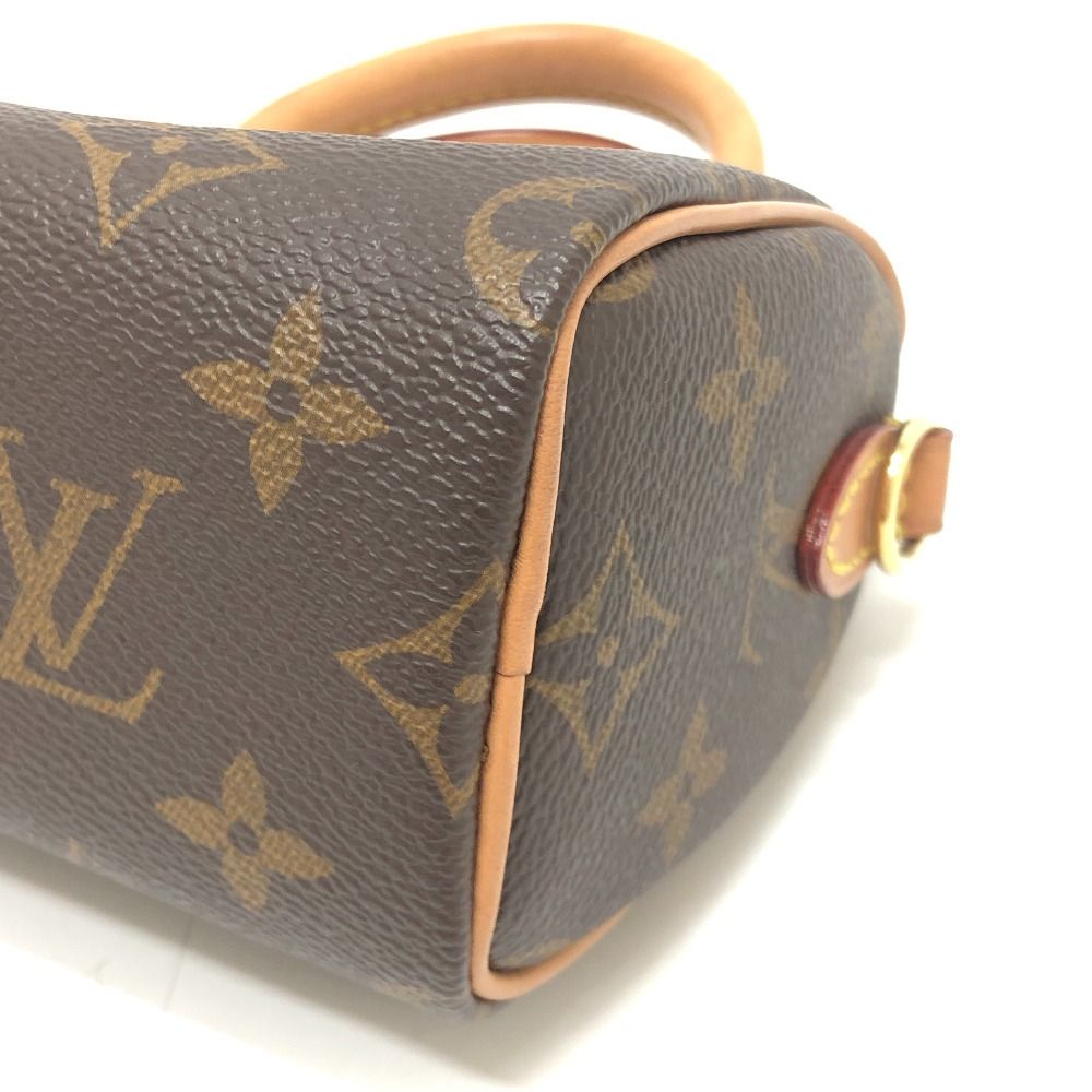 Louis Vuitton Handbag Nano Speedy Monogram Canvas Brown — view 6