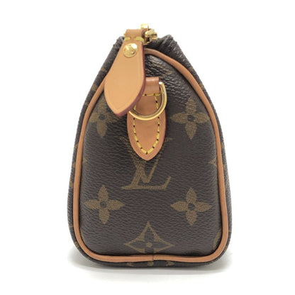 Louis Vuitton Handbag Nano Speedy Monogram Canvas Brown — view 4