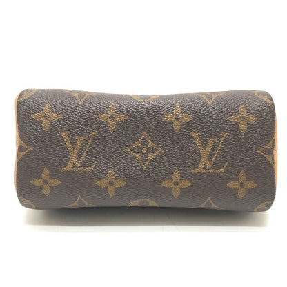 Louis Vuitton Handbag Nano Speedy Monogram Canvas Brown — view 5