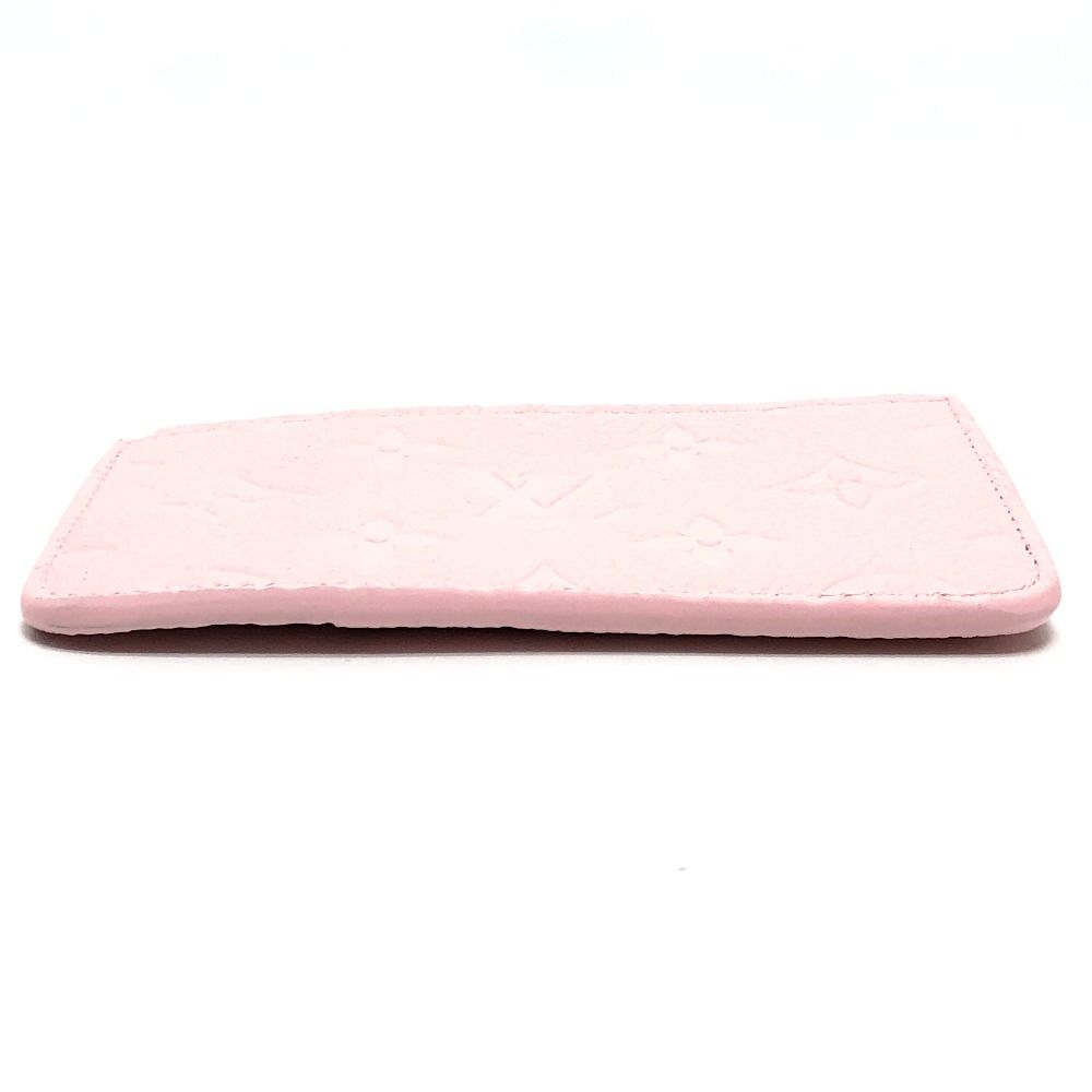 Louis Vuitton Card Case Holder Romy Monogram Empreinte Leather Confetti Pink — view 6